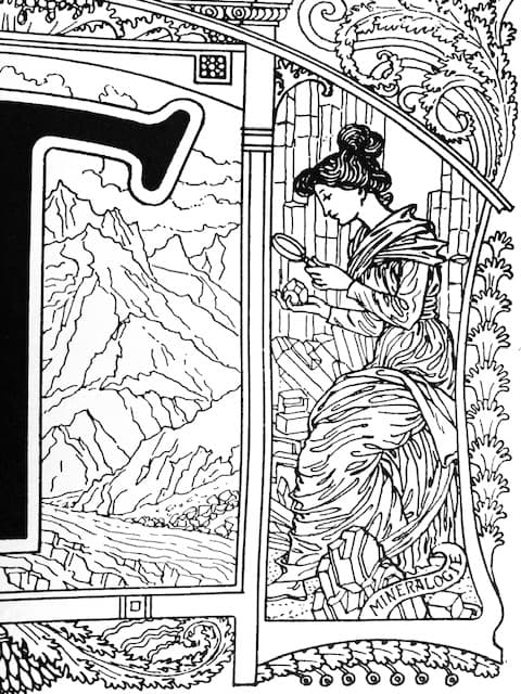 ANTIQUE ALPHABET COLORING BOOK - image 13