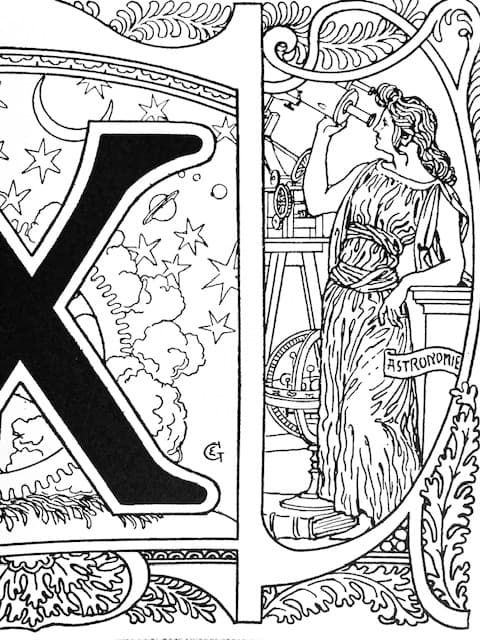 ANTIQUE ALPHABET COLORING BOOK - image 12