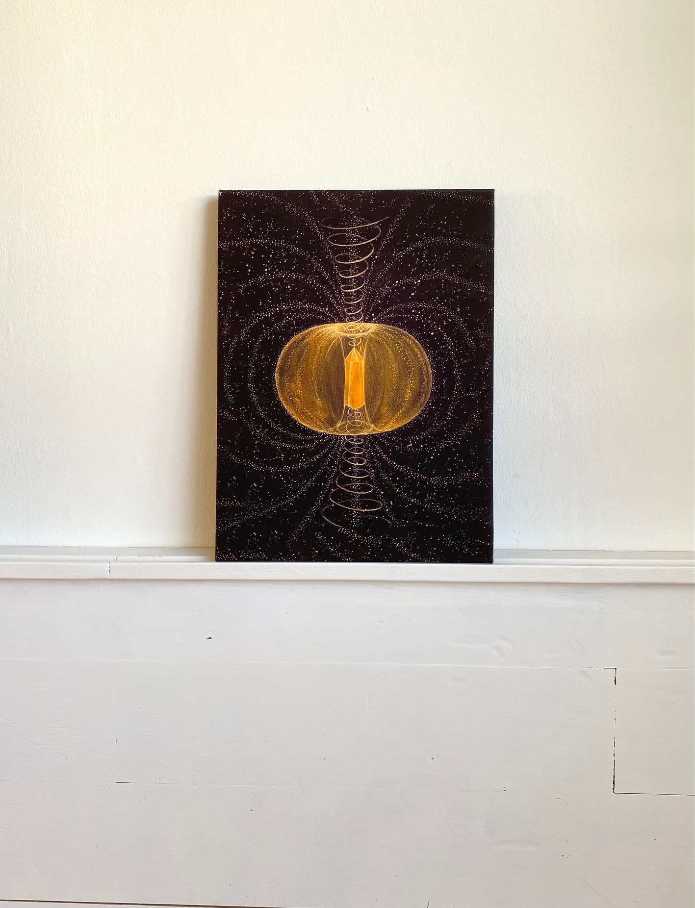 GOLDEN CRYSTAL canvas print 30 x 40