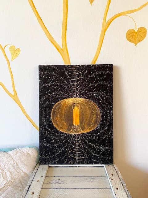 GOLDEN CRYSTAL canvas print 30 x 40 - image 3