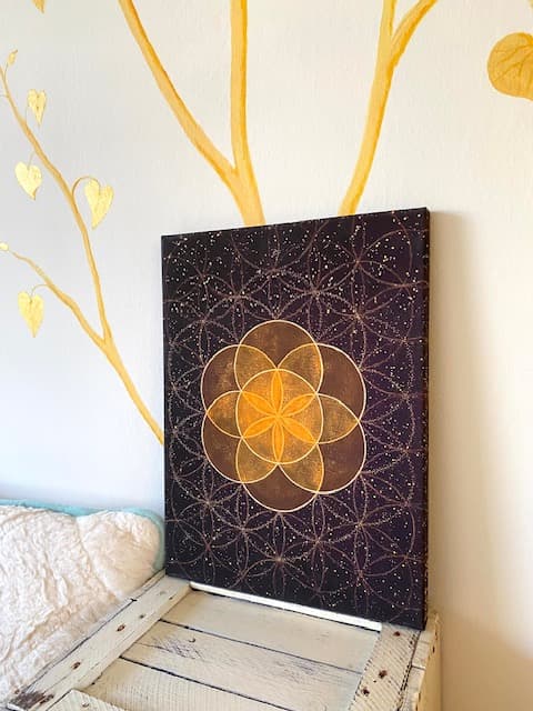 SEED OF LIFE canvas print 30 x 40 - image 2