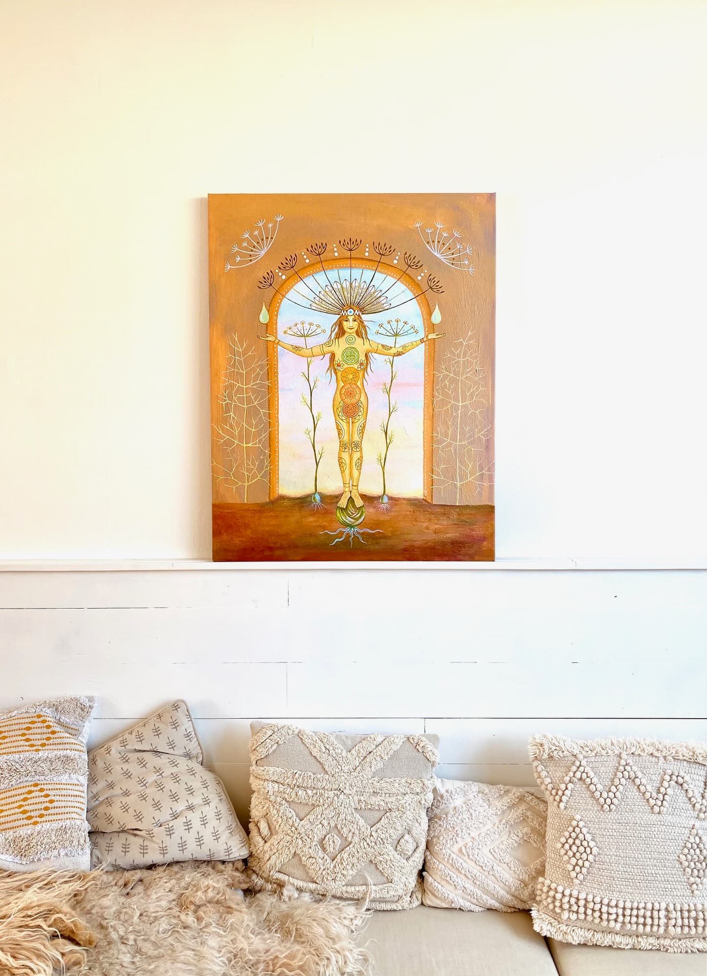 FENNEL canvas print 70 x 90