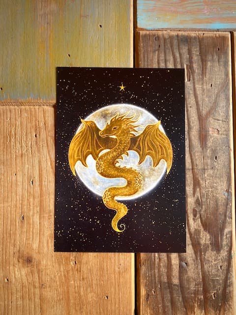 DRAGON, ANIMAL MAGIC card