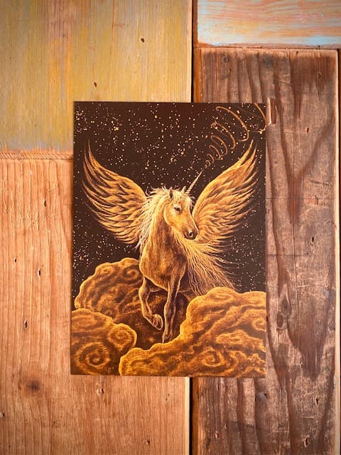 UNICORN, ANIMAL MAGIC card