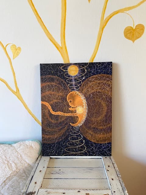 SOUL canvas print 30 x 40